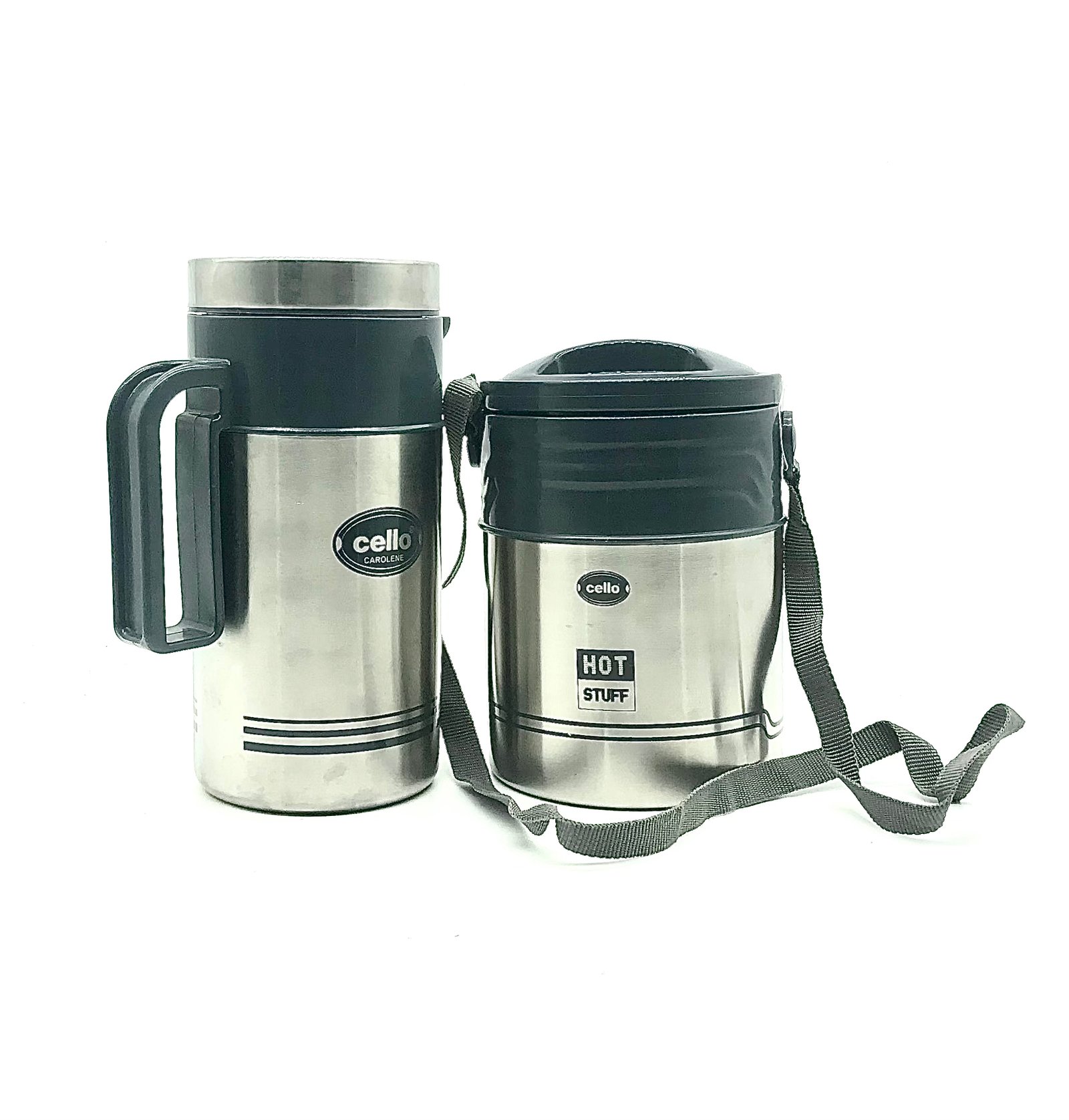 Cello Duet Gift Set 3 Containers Stainless Steel Insulated Tiffin Box